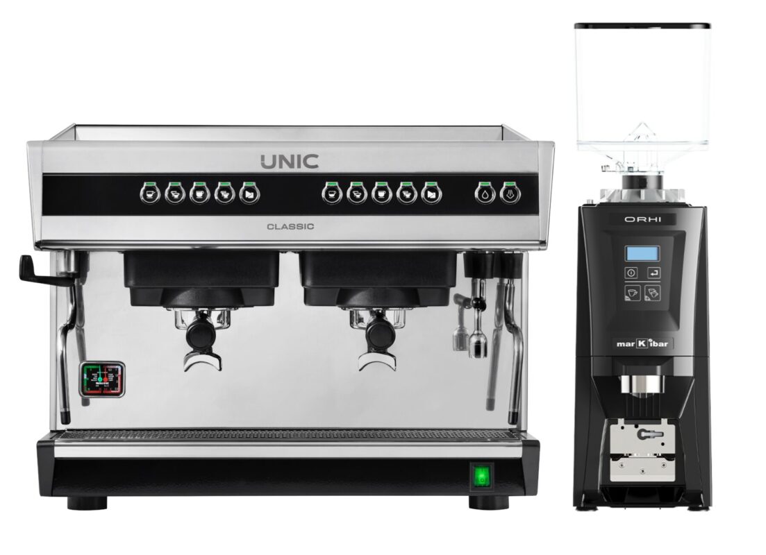 Kaffee im Büro: UNIC Siebträger-Paket 2